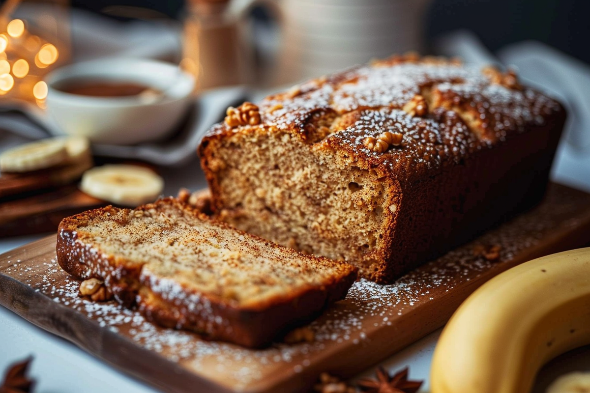 Cinnamon Banana Bread with a Twist