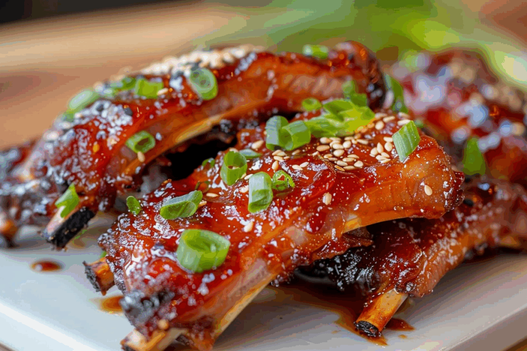 Honey-Sesame Gochujang Baby Back Ribs