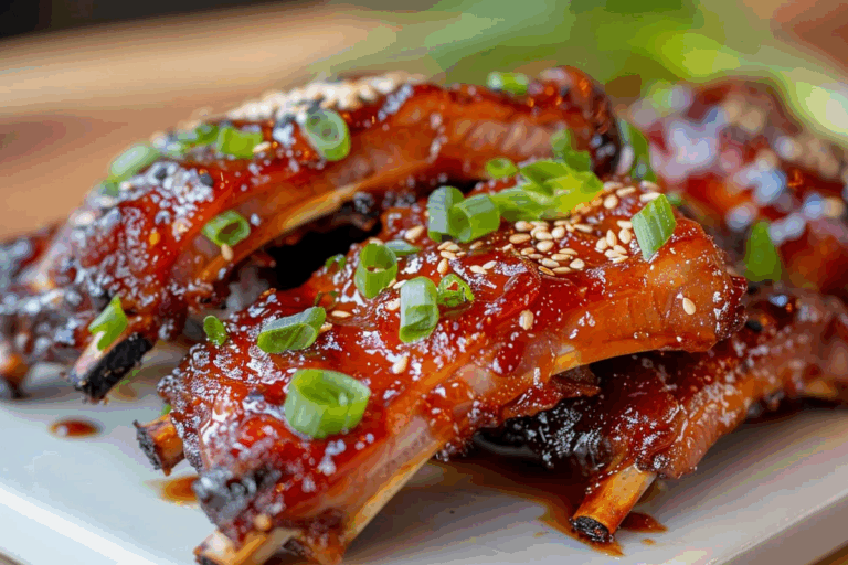 Honey-Sesame Gochujang Baby Back Ribs