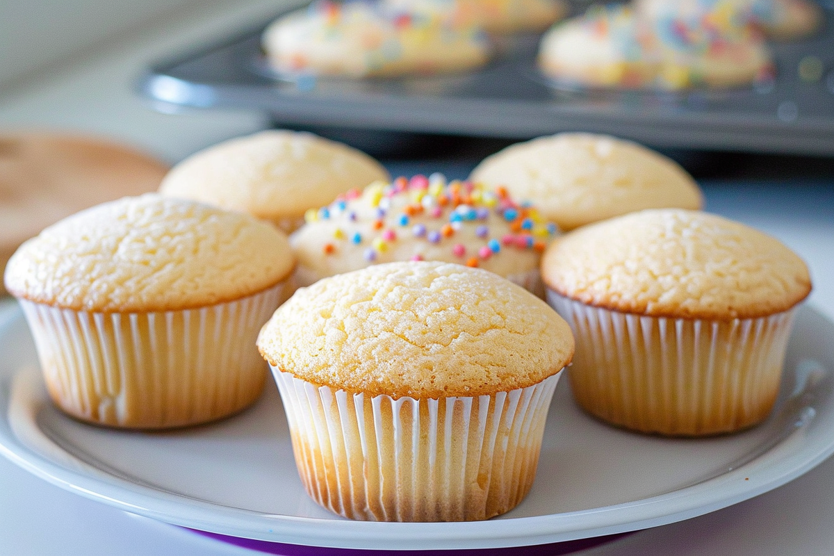Eggless Vanilla Cupcakes