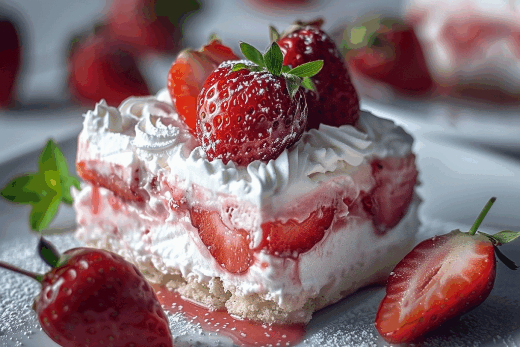 Strawberry No Bake Delight
