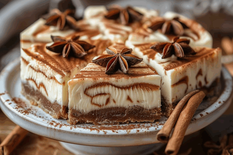 Swirled Cinnamon Cheesecake Bars