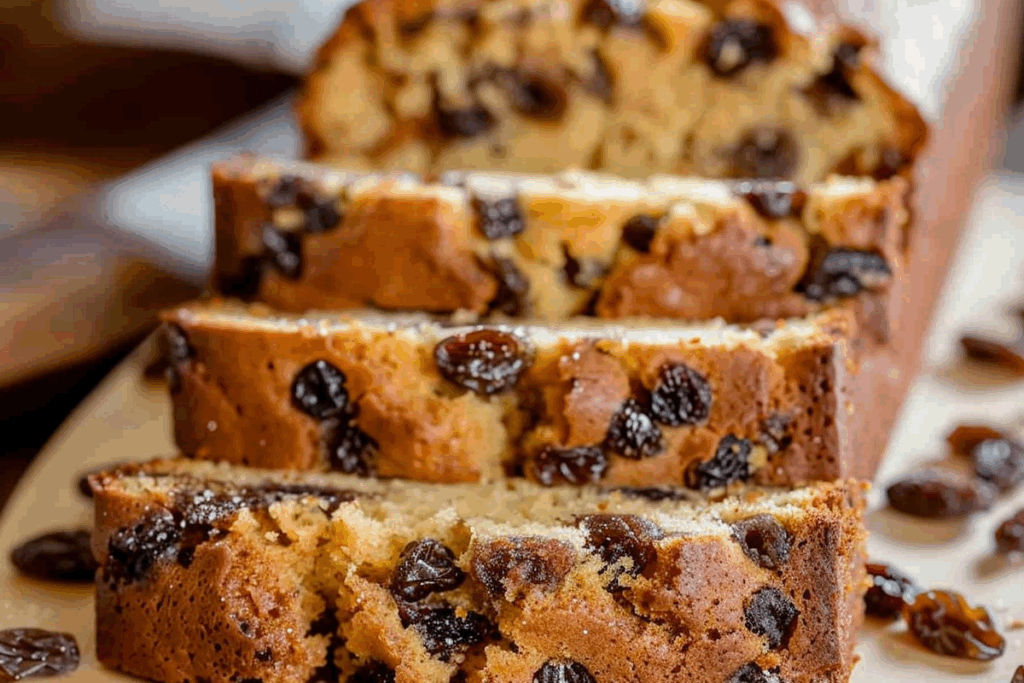 Cinnamon Raisin Loaf Cake