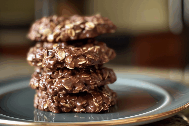 No-Bake Chocolate Oatmeal Cookies