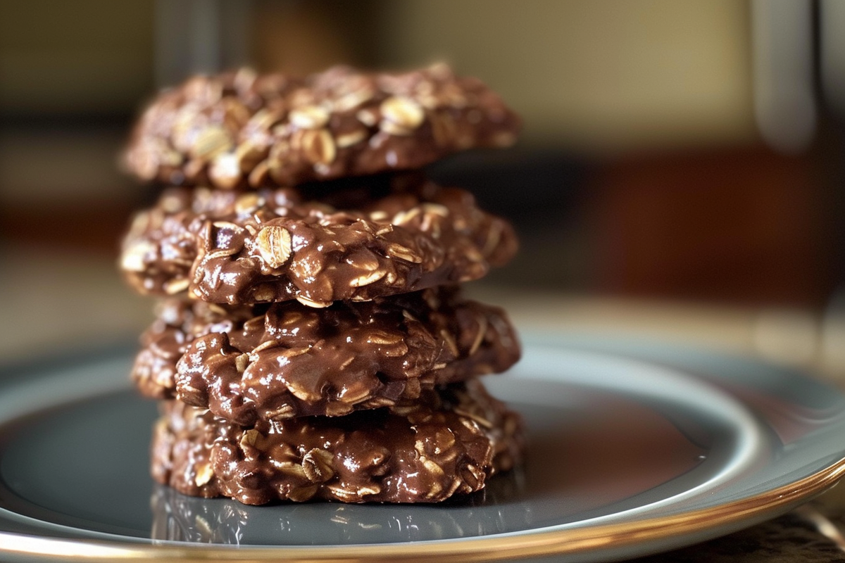 No-Bake Chocolate Oatmeal Cookies
