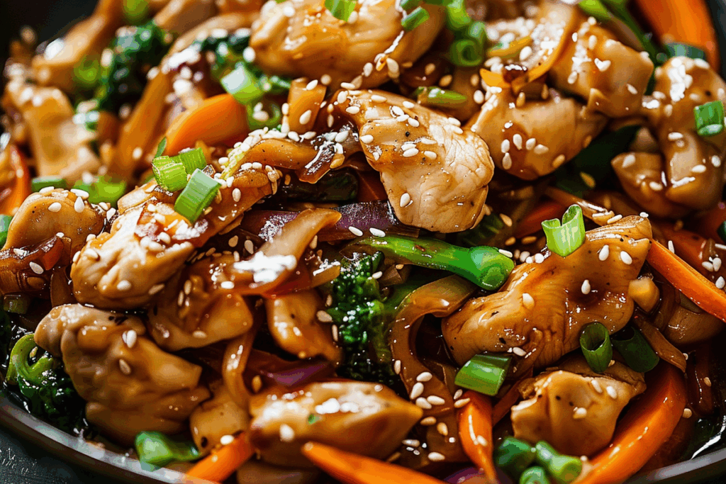 Sesame-Ginger Chicken Stir-Fry