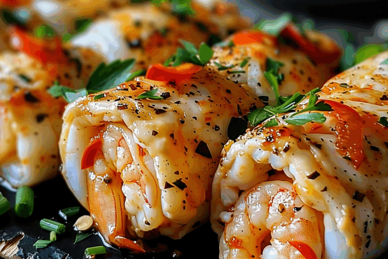 Shrimp Crab Fajita Roll Up Bombs