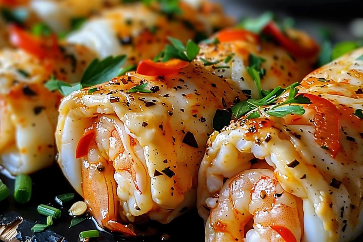 Shrimp Crab Fajita Roll Up Bombs