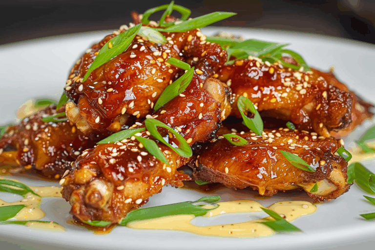 Miso-Beurre Blanc Chicken Wings