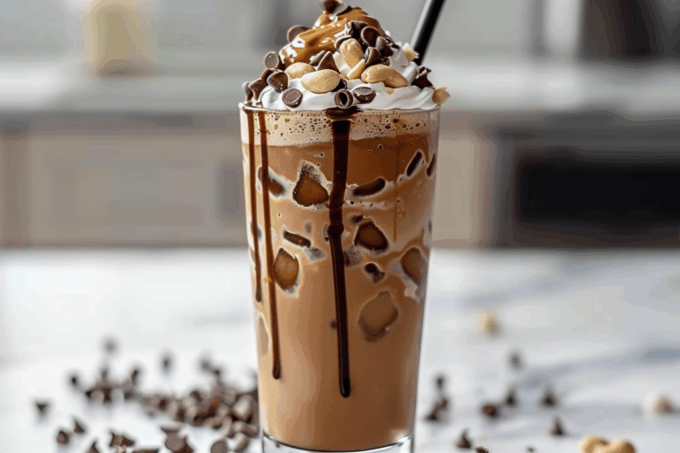 Chocolate-Peanut Butter Frappé Bliss