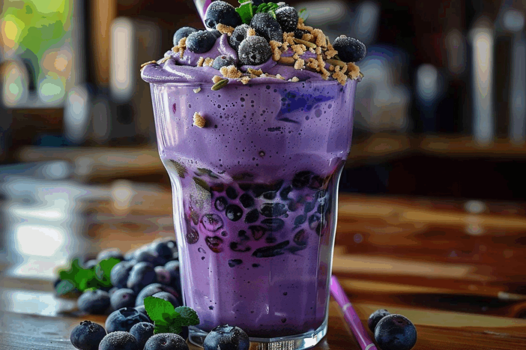 Blueberry Cheesecake Milkshake