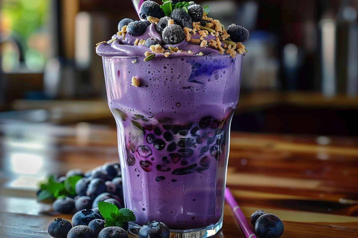 Blueberry Cheesecake Milkshake
