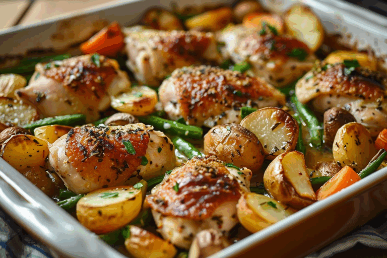 Italian Chicken & Veggie Bake
