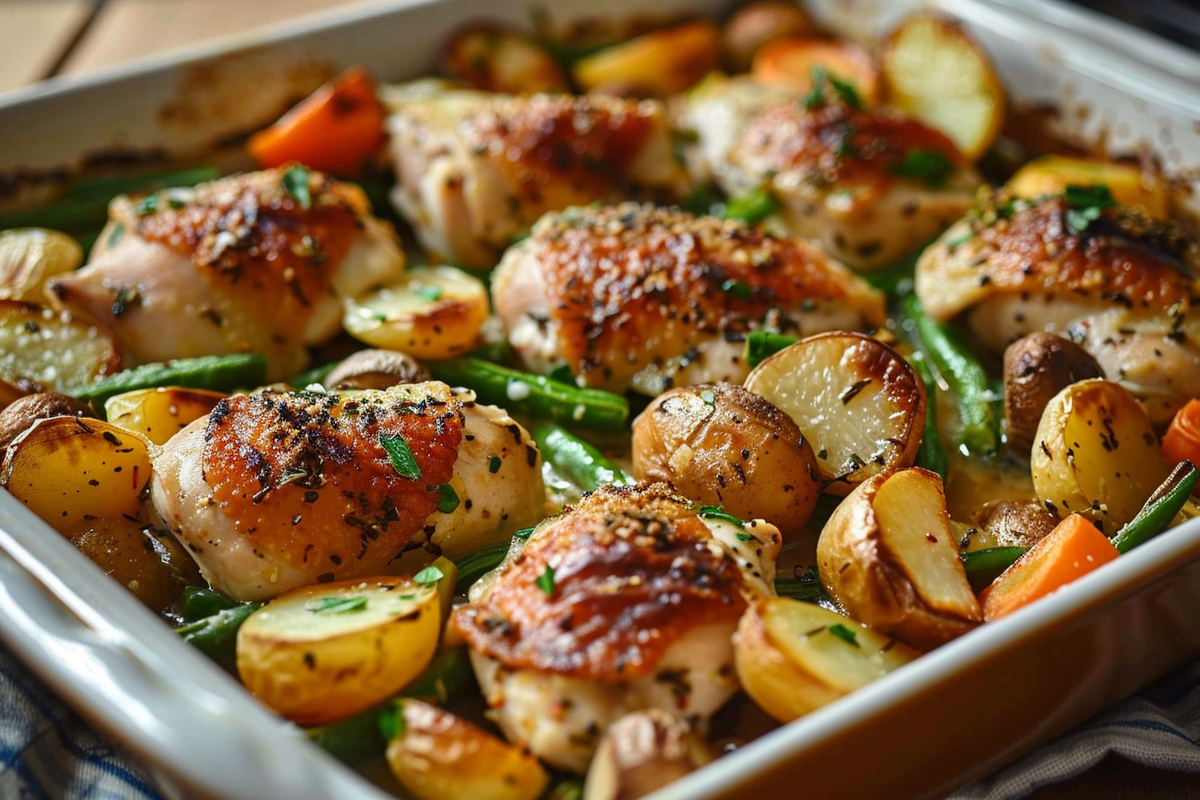 Italian Chicken & Veggie Bake