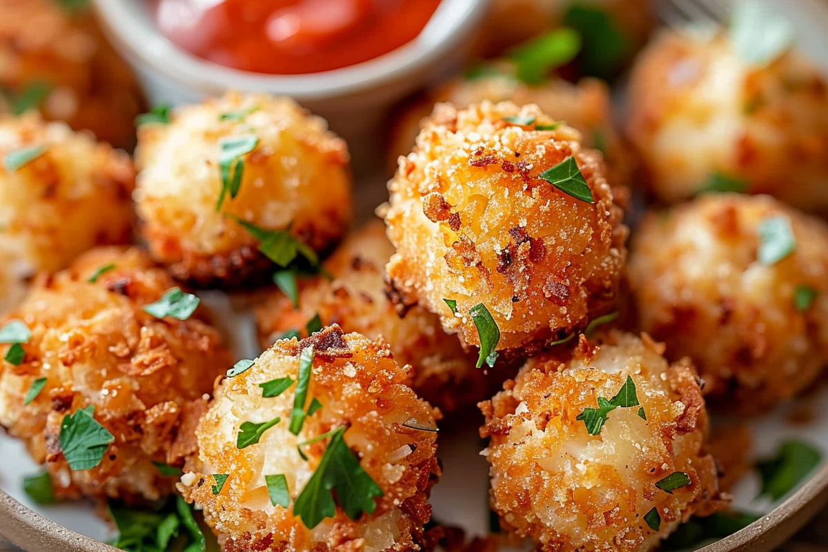 Crispy Cheesy Tuna Poppers