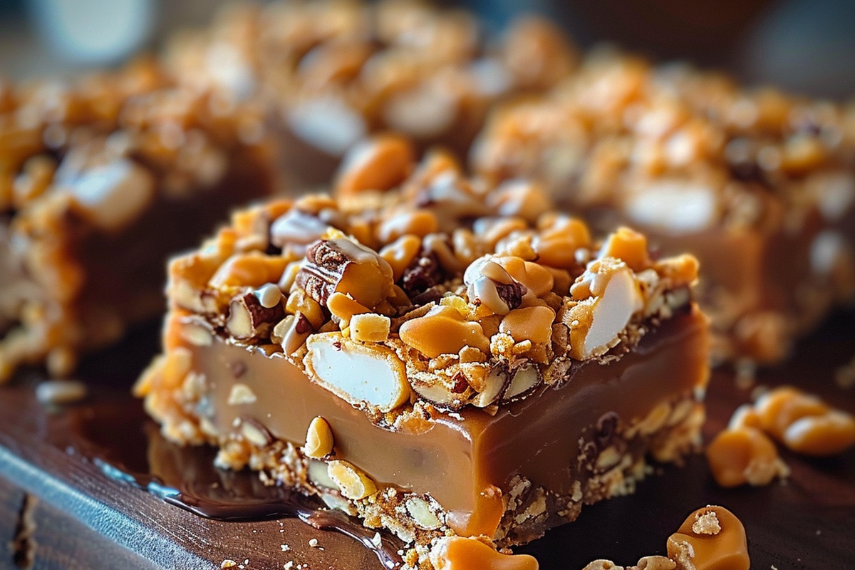 Butterfinger Caramel Crunch Bars