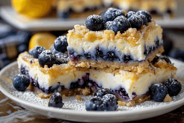 Lemon-Blueberry Cream Cheese Squares