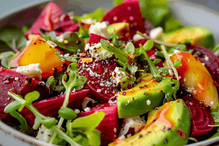 Beet Avocado Salad