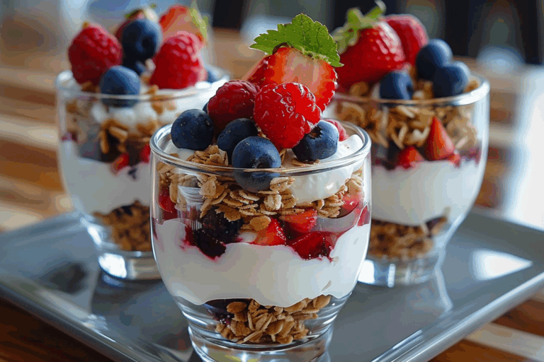 Greek Yogurt Berry Parfaits