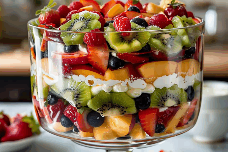 Layered Fruit Trifle