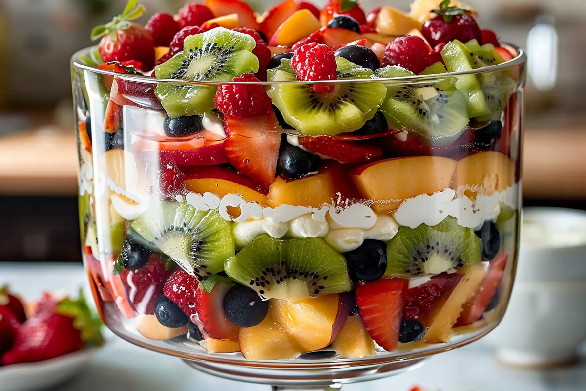 Layered Fruit Trifle