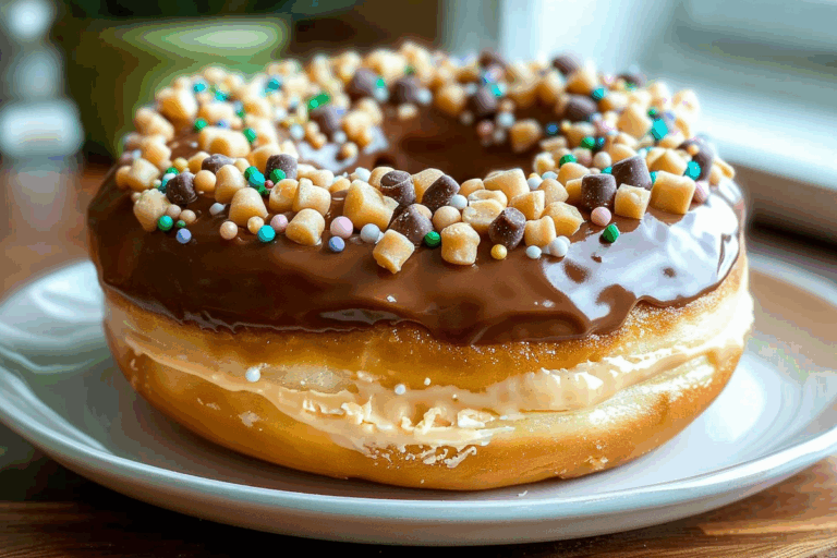 Peanut Butter Cheesecake Donut
