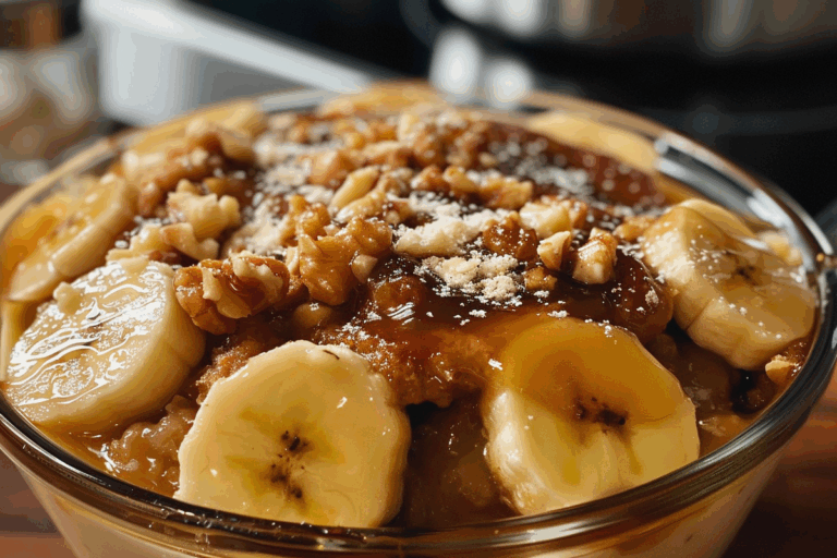 Bananas Foster Cobbler