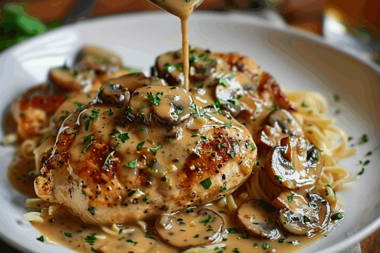 Classic Chicken Marsala with Creamy Mushroom Sauce