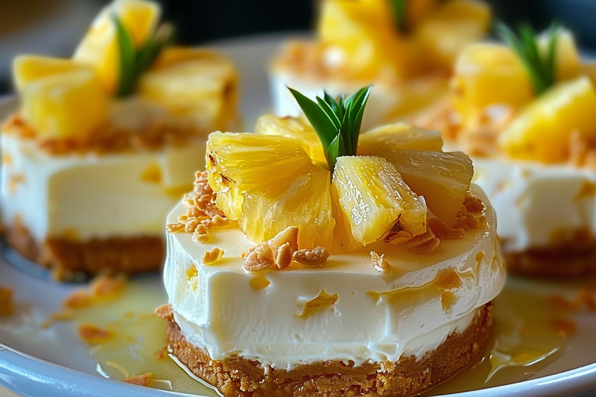 Pineapple Cheesecakes