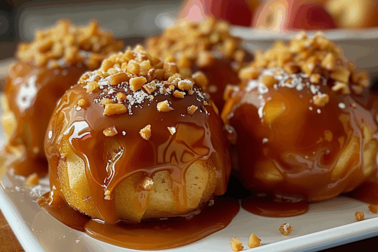 Apple Caramel Bombs