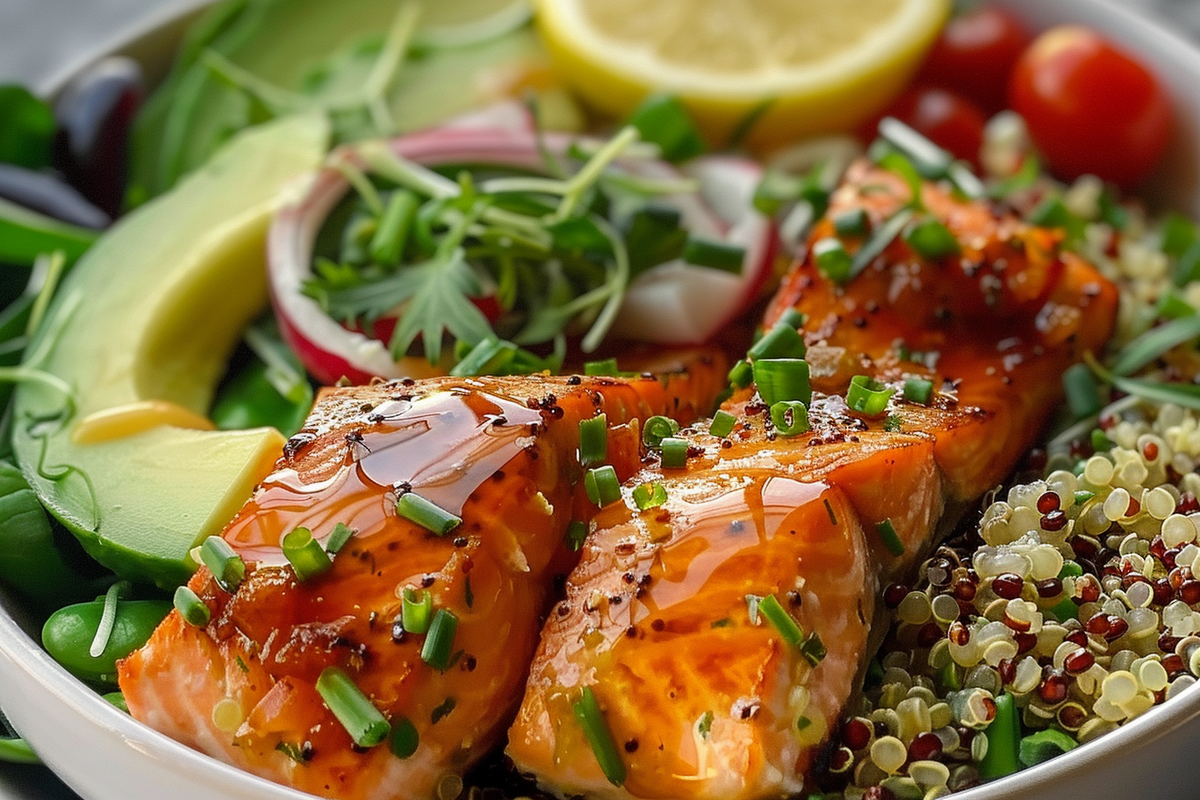 Salmon Quinoa Power Bowl