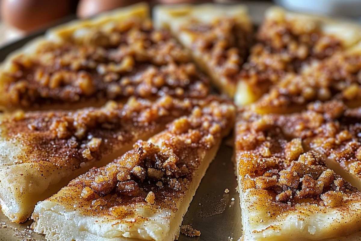 Sweet and Crunchy Cinnamon-Sugar Pizza