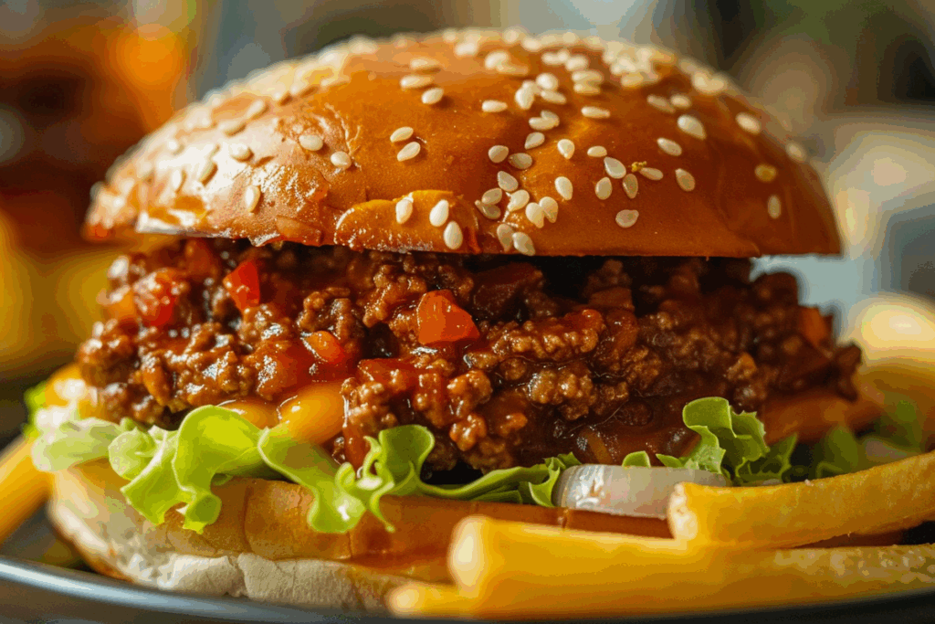 Big Mac Inspired Sloppy Joes