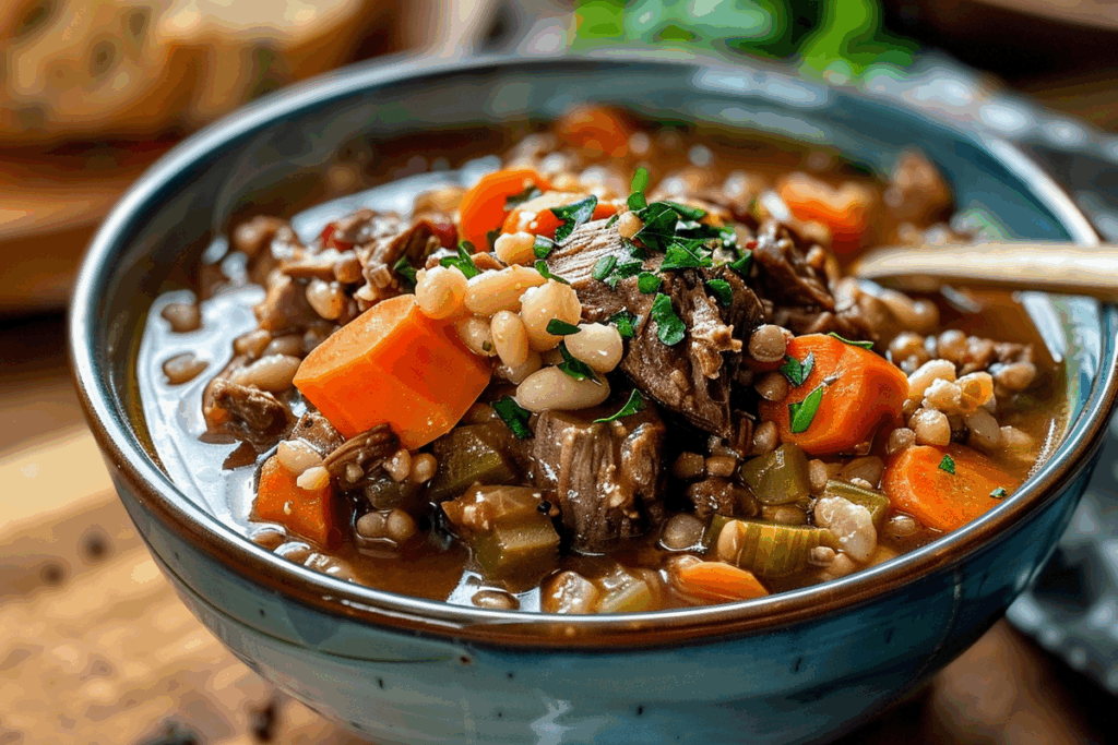 Rustic Beef and Barley Stew