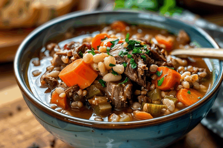 Rustic Beef and Barley Stew