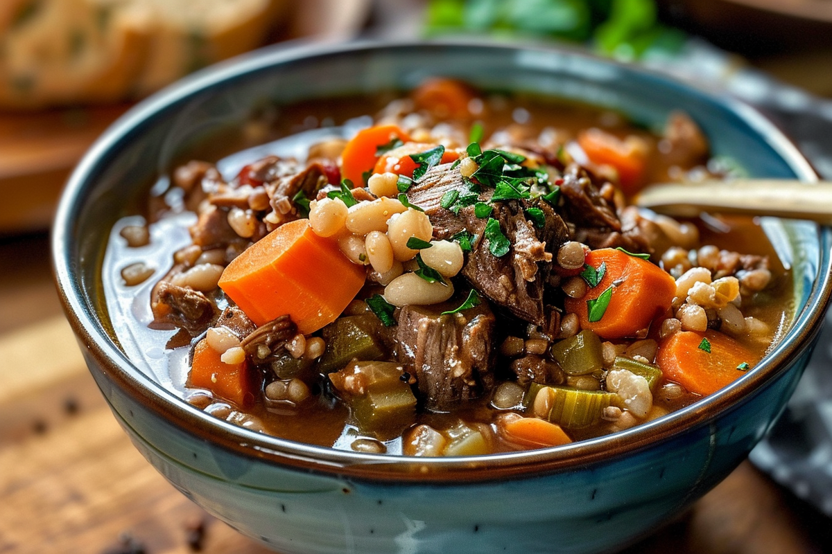 Rustic Beef and Barley Stew