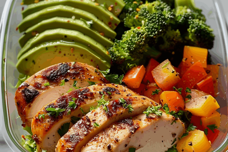 Healthy Chicken & Veggie Bowl