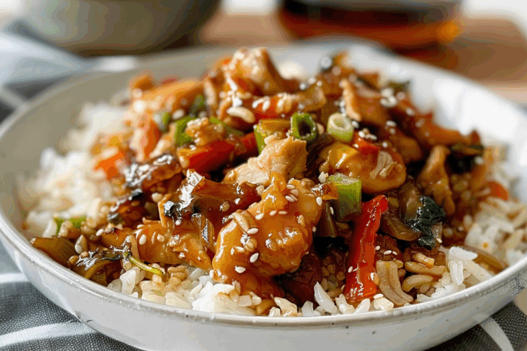 Teriyaki Chicken Rice Bake