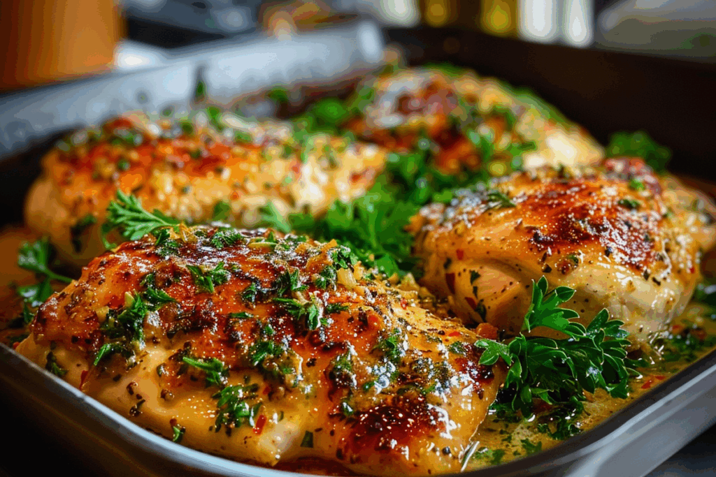 Simple Baked Ranch Chicken