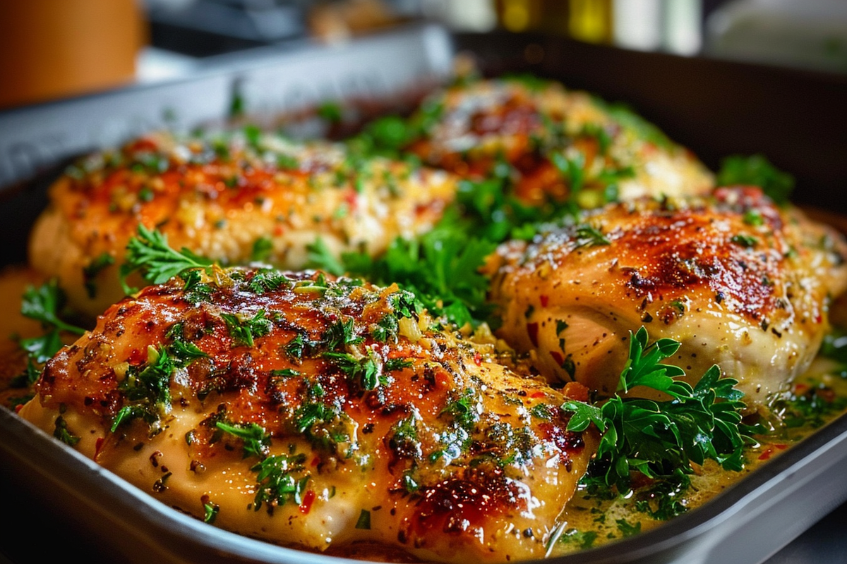 Simple Baked Ranch Chicken