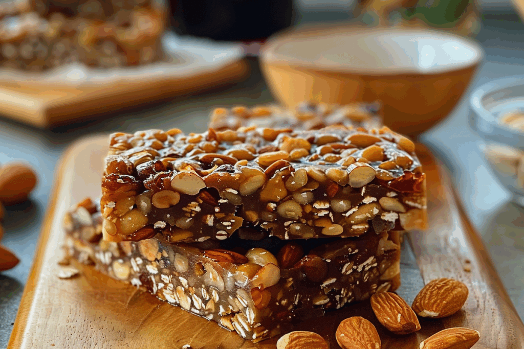 Homemade Nut and Date Energy Bars