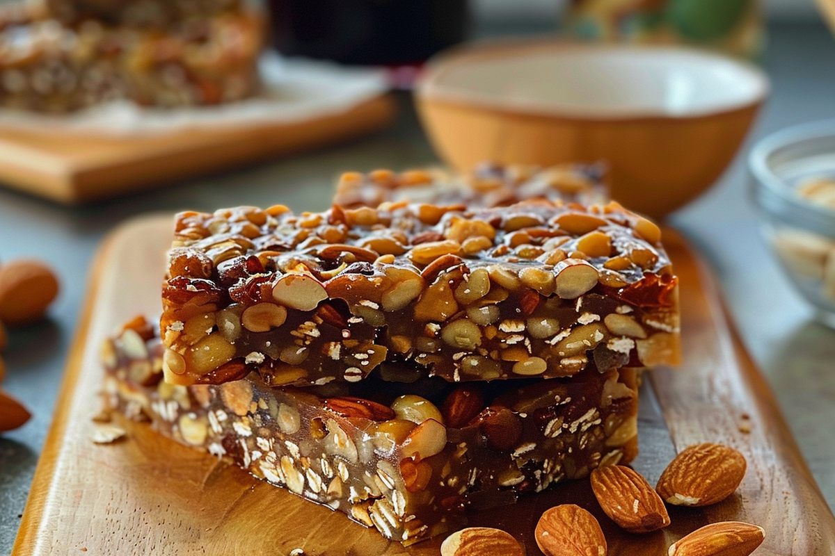 Homemade Nut and Date Energy Bars
