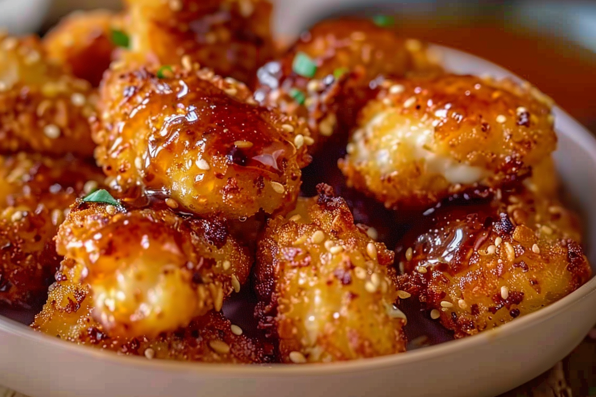 Baked Honey Garlic Chicken Nuggets