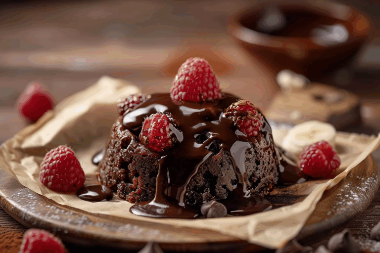 Gooey Fudge Lava Cake