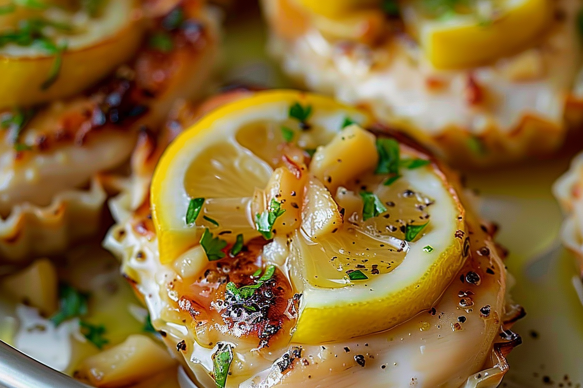 Zesty Italian Lemon Pecorino Chicken