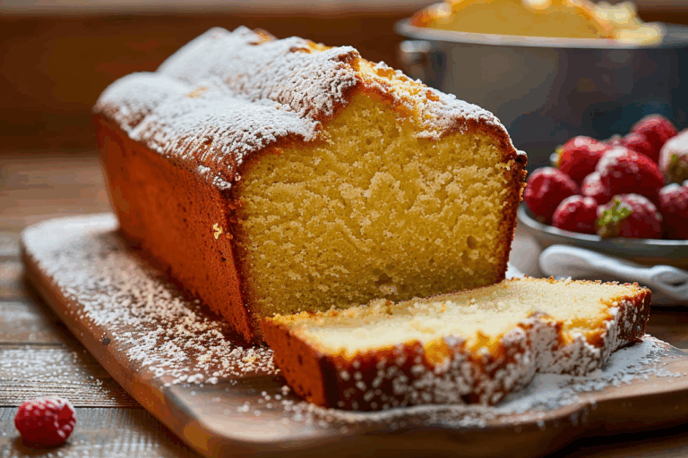 Vanilla Cream Cheese Pound Cake