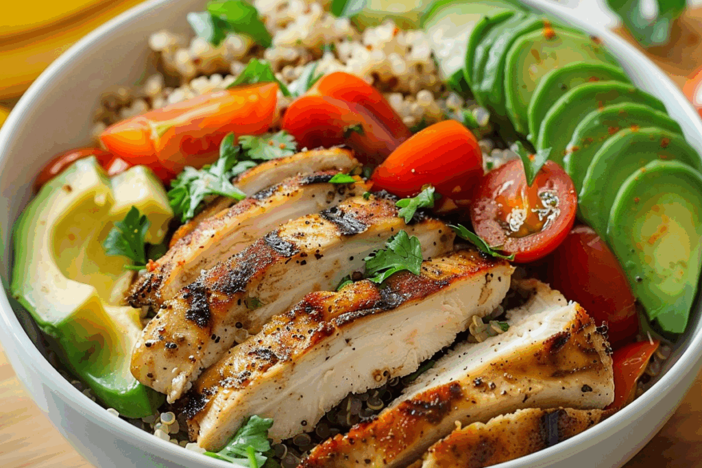 Grilled Chicken & Quinoa Bowl