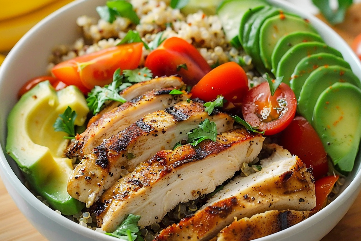 Grilled Chicken & Quinoa Bowl