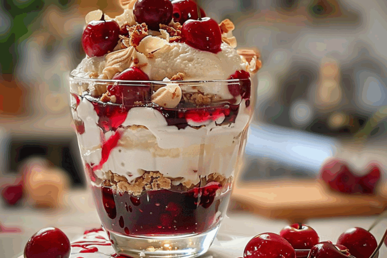 Cherry Cheesecake Parfait